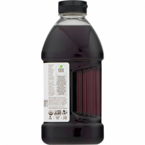 Madhava Organic Amber Raw Blue Agave Nectar Perspective: right