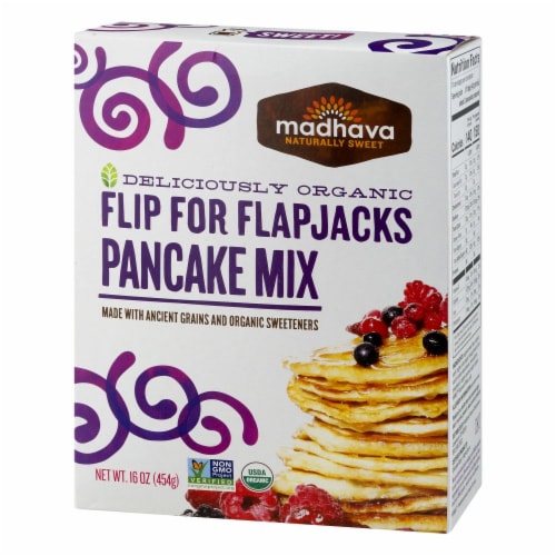 Madhava Organic Flip For Flapjacks Pancake Mix Perspective: right