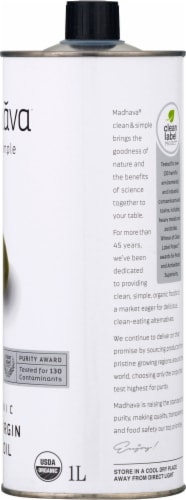 Madhava® Organic Extra Virgin Olive Oil Perspective: right