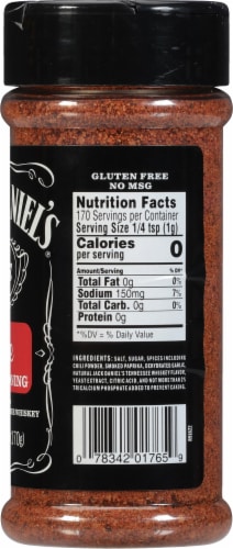 Jack Daniel's® Old No. 7 Brand Fire BBQ Seasoning Perspective: right