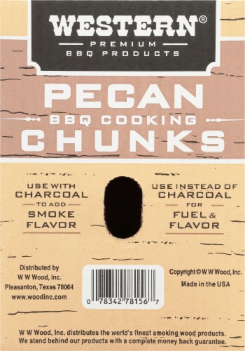 Western® Pecan BBQ Cooking Chunks Perspective: right