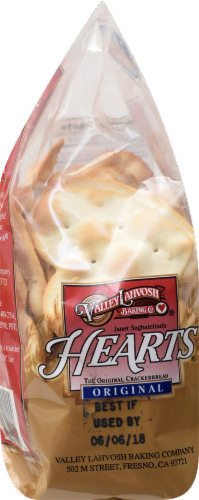 Valley Lahvosh Original Hearts Crackerbread Perspective: right