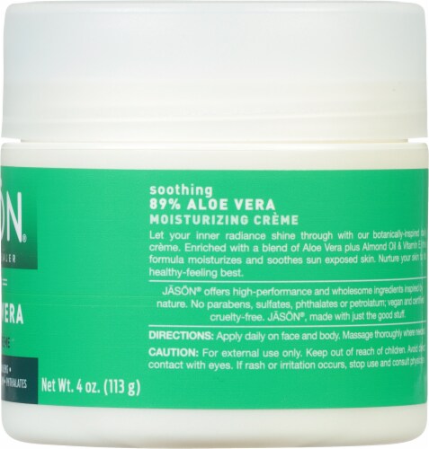 Jason® Soothing Aloe Vera Moisturizing Creme Perspective: right