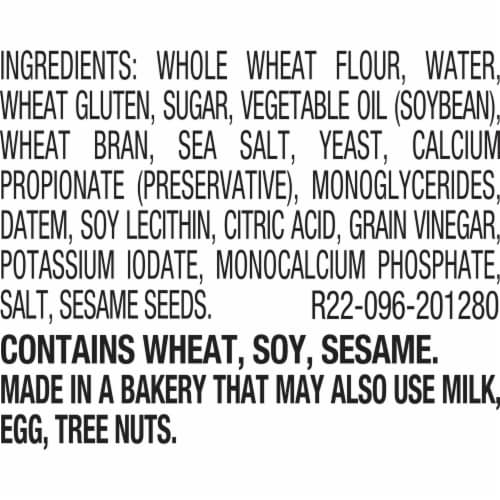 Nature's Harvest Whole Wheat Hot Dog Buns Perspective: right