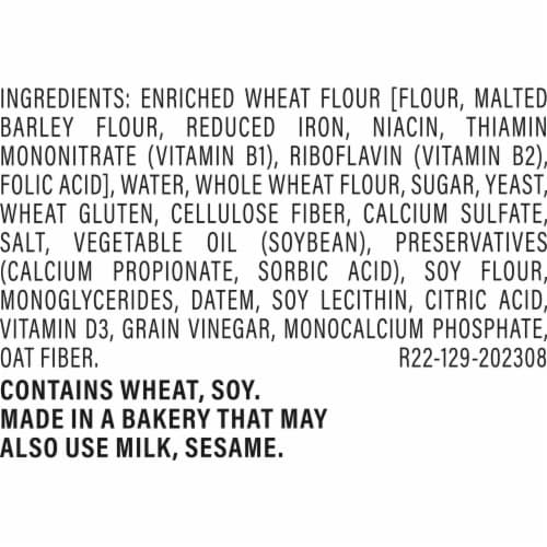 Nature's Harvest White made with Whole Grain Bread Perspective: right