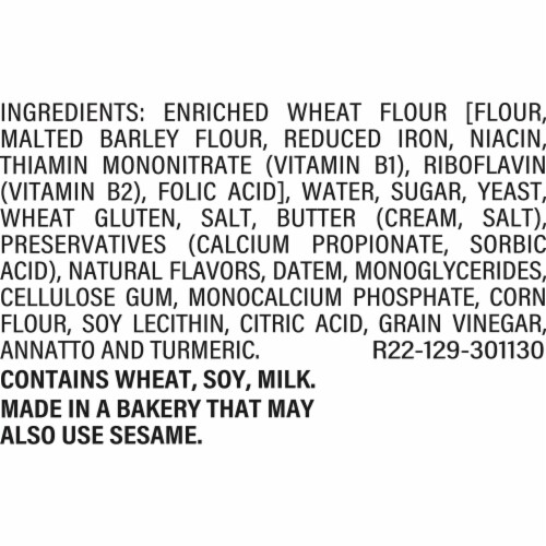 Nature's Harvest Butter Bread Perspective: right