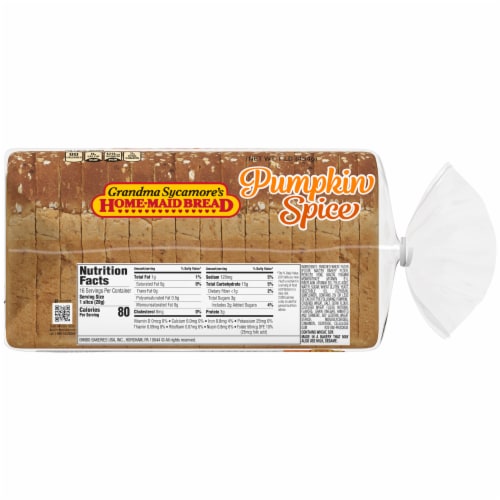 Grandma Sycamore's Pumpkin Spice Bread Perspective: right