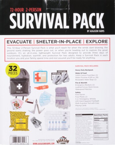 Augason Farms 72-Hour 2-Person Survival Backpack Perspective: right