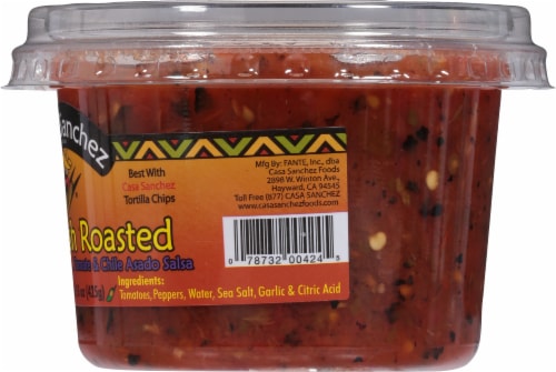 Casa Sanchez Medium Fresh Roasted Salsa Perspective: right