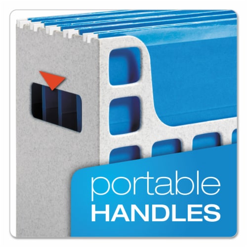 Pendaflex® DecoFlex Desk Top Hanging Folder File - Granite Perspective: right