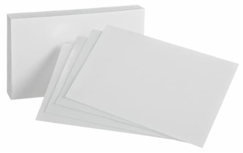 Oxford® Blank Index Cards - White Perspective: right