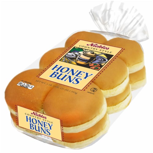 Nickles Country Style Honey Hamburger Buns Perspective: right