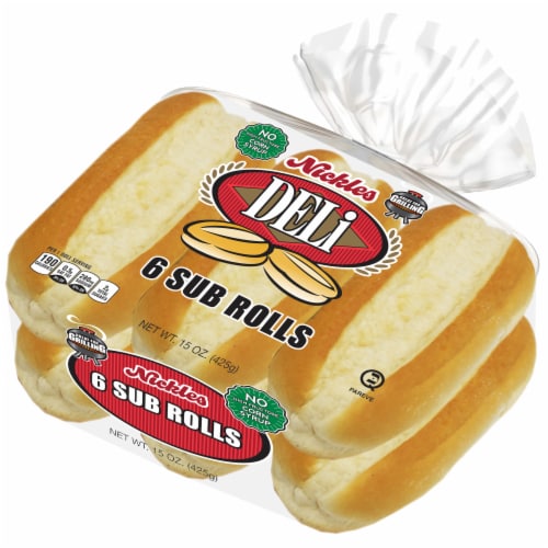Nickles Deli Center Split Steak Rolls Perspective: right