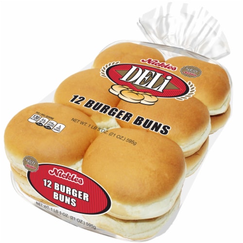 Nickles Deli Burger Buns Perspective: right
