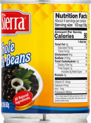 La Sierra® Premium Whole Black Beans Perspective: right