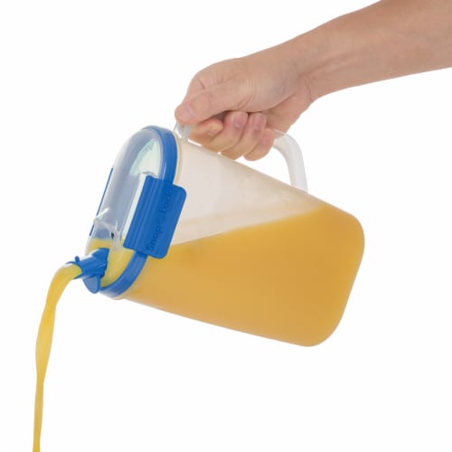 Progressive International Snap Lock Juice Pitcher - Blue Perspective: right