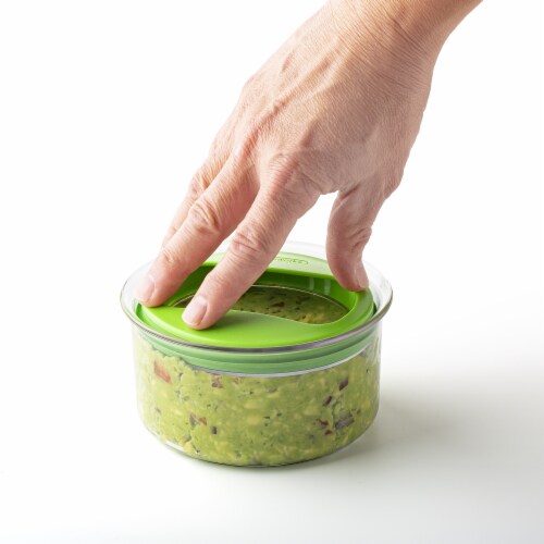 Two-Cup Fresh Guacamole Keeper Perspective: right