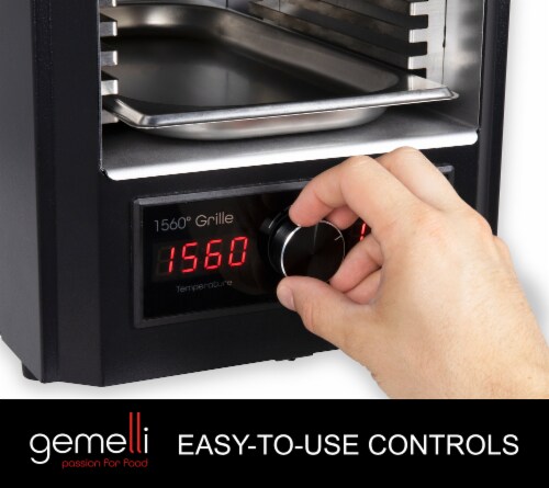 Gemelli Home Oven, Professional Grade Convection Oven with Built-In Rotisserie Perspective: right