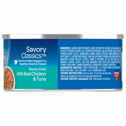 9Lives® Chicken & Tuna Dinner Wet Cat Food Perspective: right