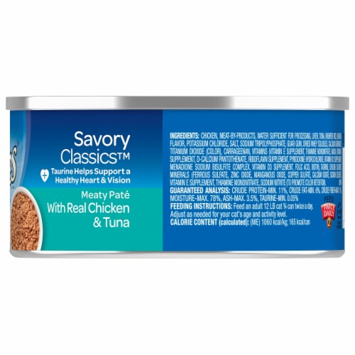 9Lives® Chicken & Tuna Dinner Wet Cat Food Perspective: right