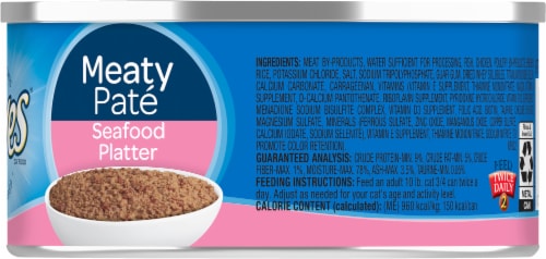 9Lives Seafood Platter Moist Cat Food Perspective: right