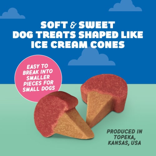 Canine Carry Outs Sweet Scoops Dog Treats Perspective: right