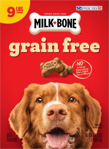 Milk-Bone® Grain-Free Small Biscuit Dog Treats Perspective: right