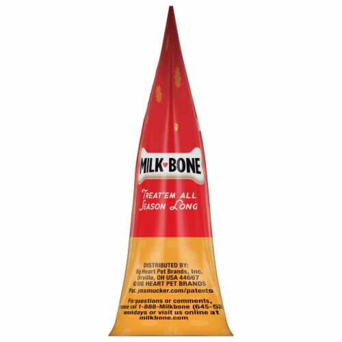 Milk-Bone® Pup-kin Spice Small Dog Biscuits Bag Perspective: right