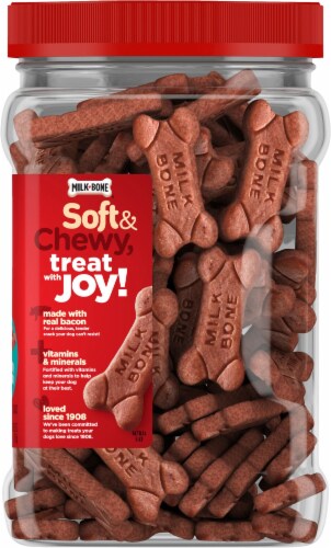 Milk-Bone® Soft & Chewy Bacon Dog Treats Perspective: right