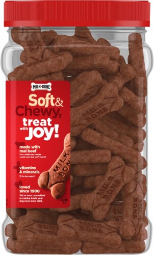 Milk-Bone® Soft & Chewy Beef & Filet Mignon Recipe Dog Treats Perspective: right