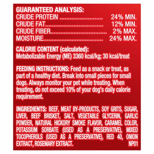 Pup-Peroni Dog Treats with Real Beef Brisket, Hickory Smoke Flavor, 5.6-Ounce Bag Perspective: right
