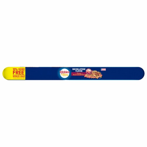 Kibbles 'n Bits Bacon & Steak Flavor Dry Dog Food Perspective: right