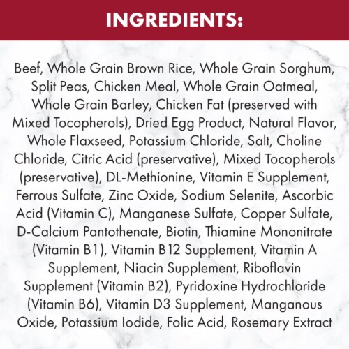 Nutro™ So Simple™ Beef Adult Dog Food Perspective: right