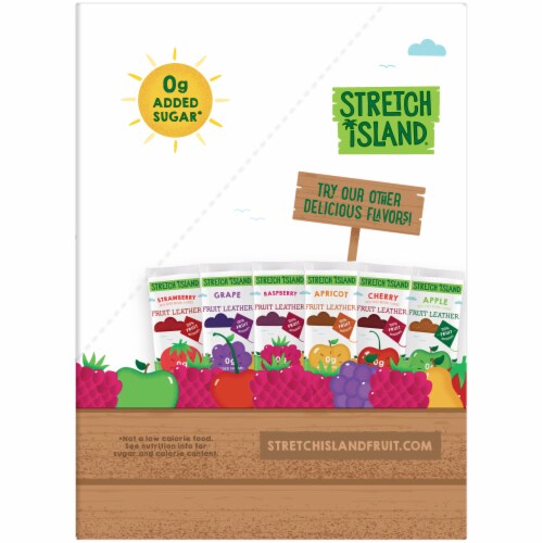 Stretch Island Original Fruit Leather Raspberry Perspective: right