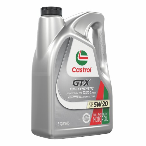 Castrol® GTX® Full Synthetic SAE 5W-20 Motor Oil Perspective: right