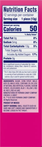 Sweetarts Tangy Fruity Flavored Candy Canes Perspective: right
