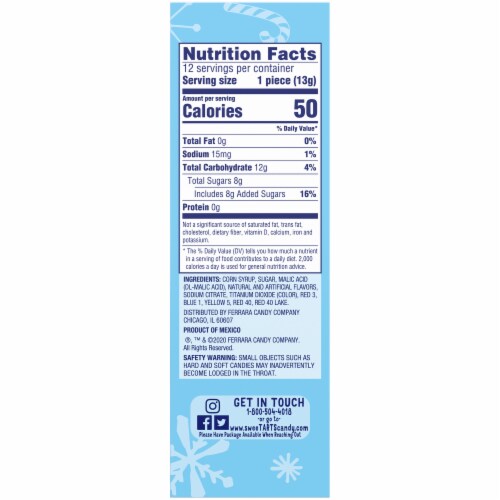 SweeTARTS® Holiday Tangy Candy Canes Perspective: right