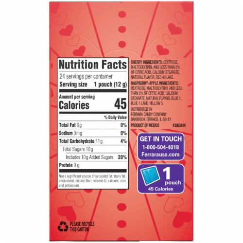 Fun Dip Lik-M-Aid® Valentine Candy & Card Kit Perspective: right