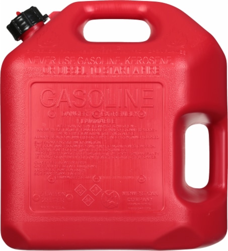 Midwest Can Company Auto Shut Off Gasoline Can Perspective: right