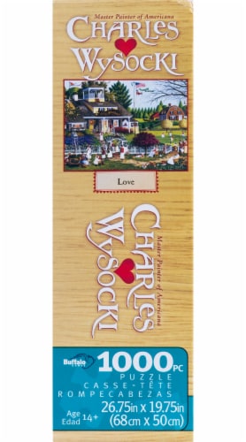 Buffalo Games Masters of Americana Love by Charles Wysocki Puzzle Perspective: right