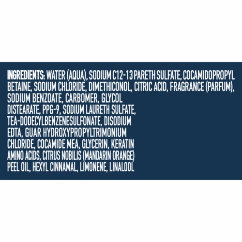 Suave Men Citrus Rush Three in One Shampoo Conditioner Body Wash Perspective: right