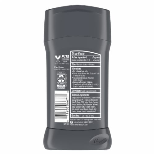 Dove Men+Care Men's Antiperspirant Deodorant Stick Clean Comfort Perspective: right
