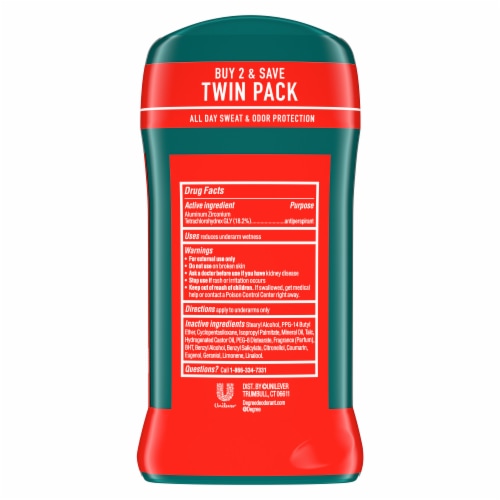 Degree Original Protection Men's Antiperspirant Deodorant Stick Sport Twin Pack Perspective: right