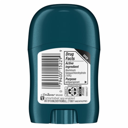 Degree Men Advanced Cool Rush Antiperspirant Deodorant, Travel Size Perspective: right