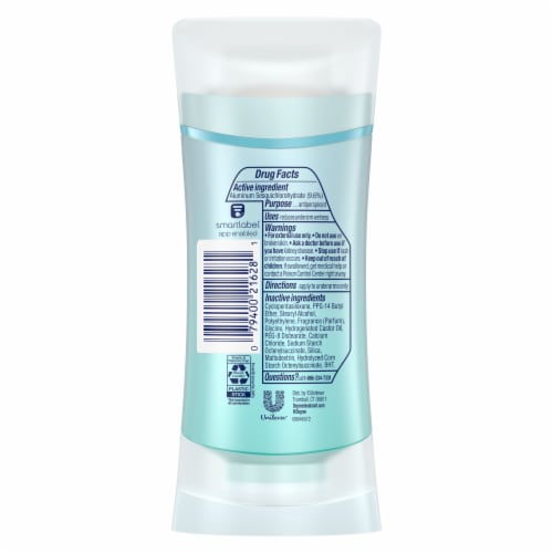 Degree Ultra Clear Women's Deodorant Stick Pure Clean Perspective: right
