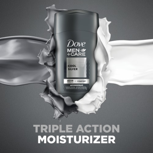 Dove Men+Care Cool Silver Antiperspirant Deodorant Perspective: right