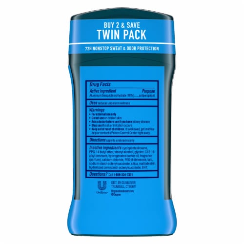 Degree Men Advanced Protection Cool Rush Antiperspirant Deodorant Perspective: right