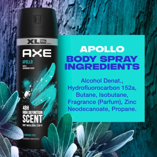 AXE Apollo Sage & Cedarwood Deodorant Body Spray Perspective: right