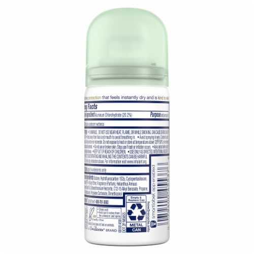 Dove Advanced Care Cool Essentials, Dry Spray Antiperspirant Deodorant, Travel Size Perspective: right