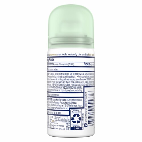 Dove Advanced Care Cool Essentials, Dry Spray Antiperspirant Deodorant, Travel Size Perspective: right